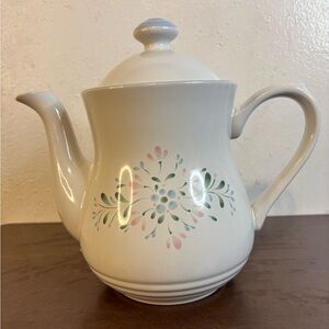 Vintage Floral Ceramic Teapot